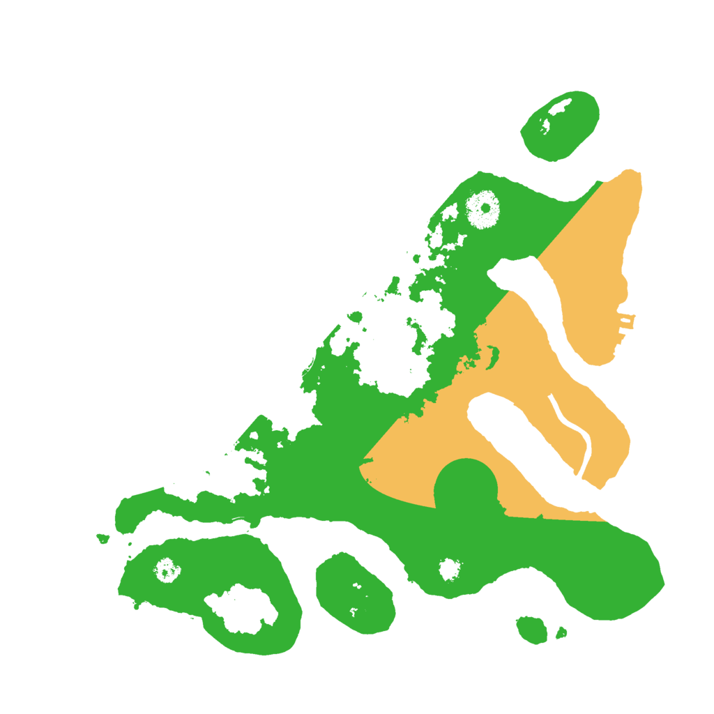 Biome Rust Map: Procedural Map, Size: 3000, Seed: 509059