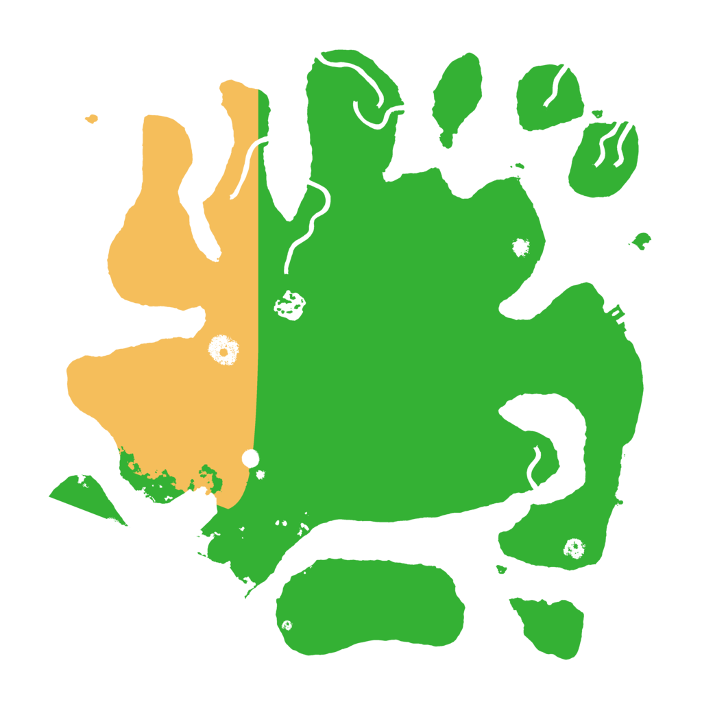 Biome Rust Map: Procedural Map, Size: 3550, Seed: 243347