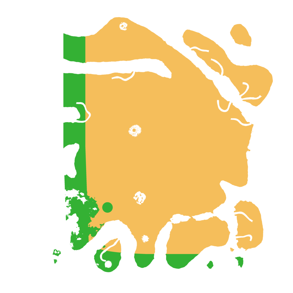 Biome Rust Map: Procedural Map, Size: 3700, Seed: 25472