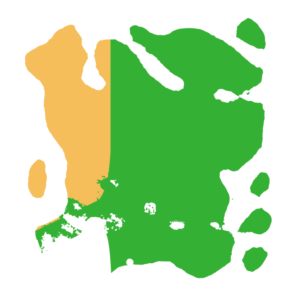 Biome Rust Map: Barren, Size: 3700, Seed: 798077552