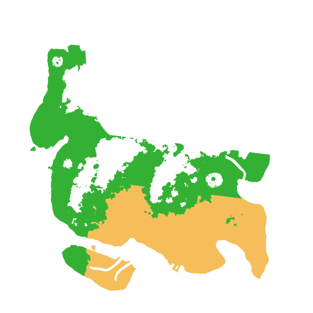 Biome Rust Map: Procedural Map, Size: 3000, Seed: 10482