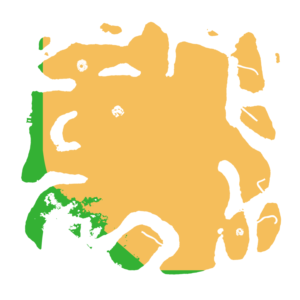 Biome Rust Map: Procedural Map, Size: 3950, Seed: 127525505