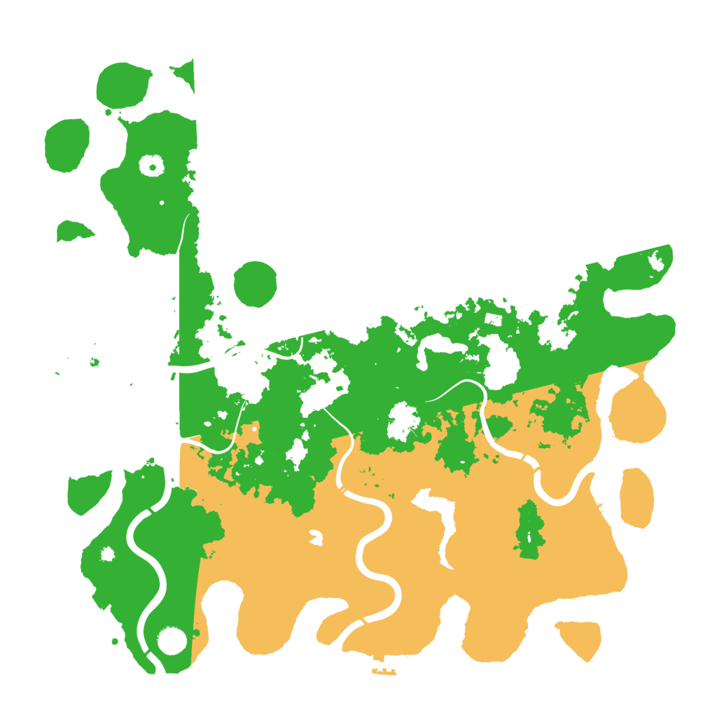 Biome Rust Map: Procedural Map, Size: 4470, Seed: 1