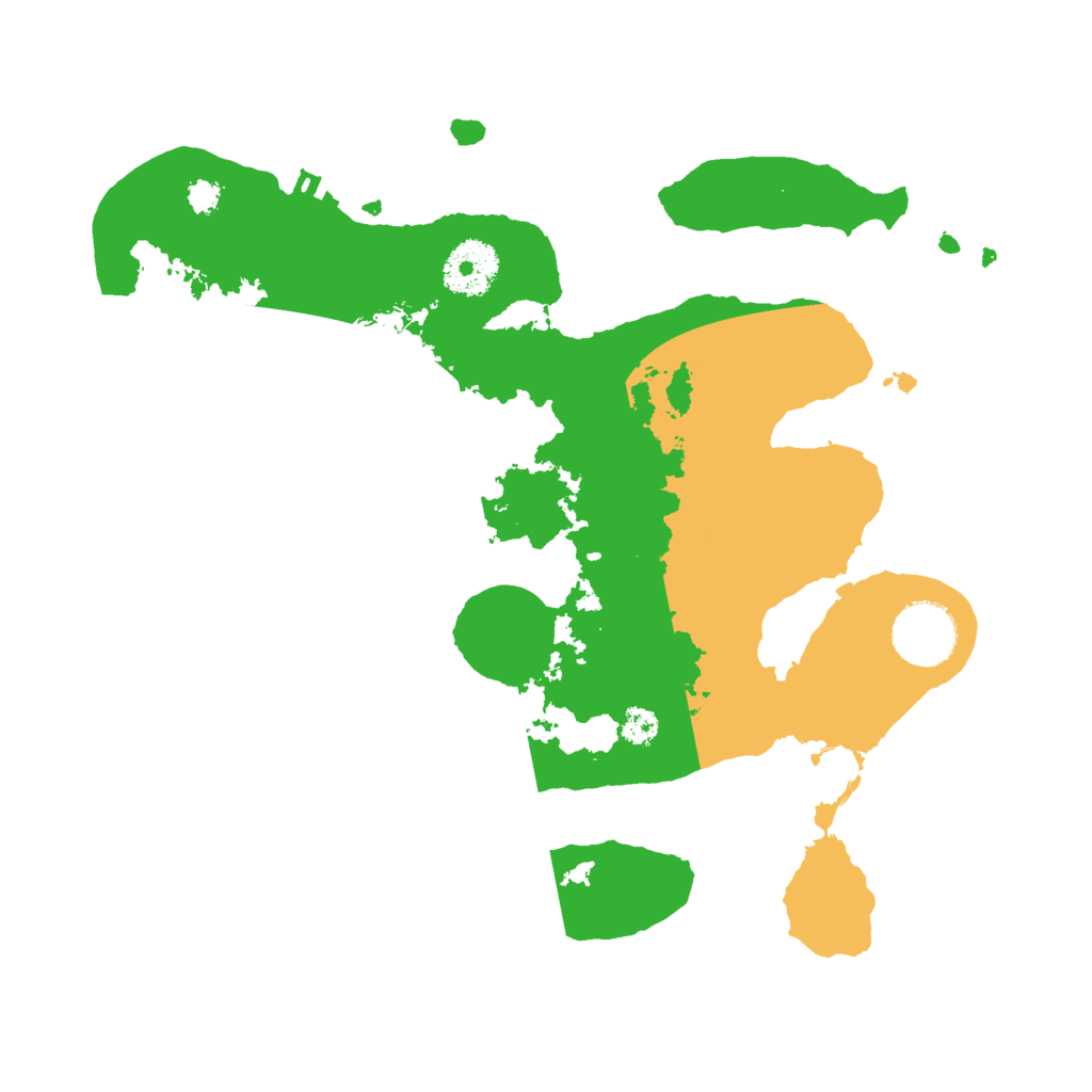 Biome Rust Map: Procedural Map, Size: 3000, Seed: 612196394