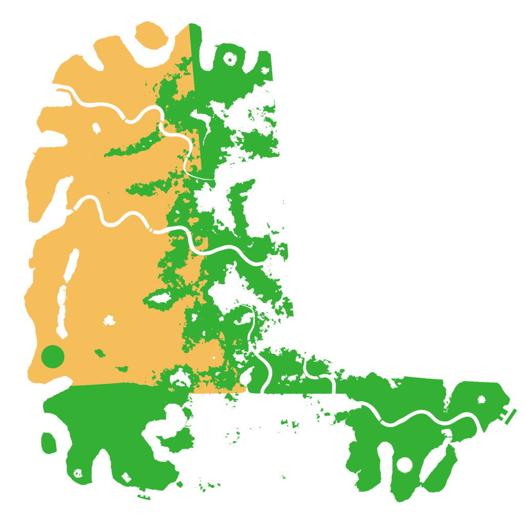 Biome Rust Map: Procedural Map, Size: 6000, Seed: 959748972