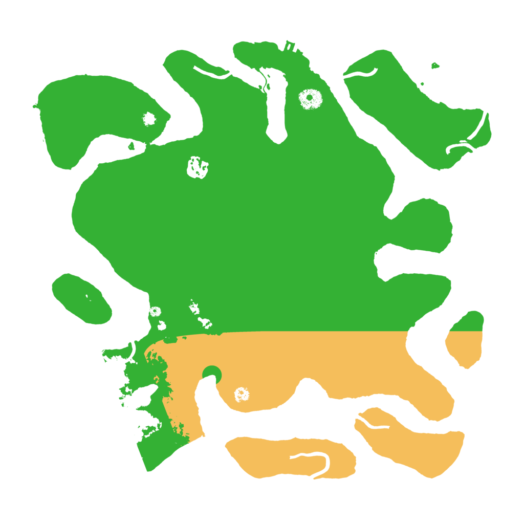 Biome Rust Map: Procedural Map, Size: 3550, Seed: 12315
