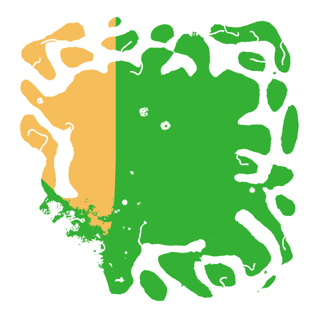 Biome Rust Map: Procedural Map, Size: 5120, Seed: 8888