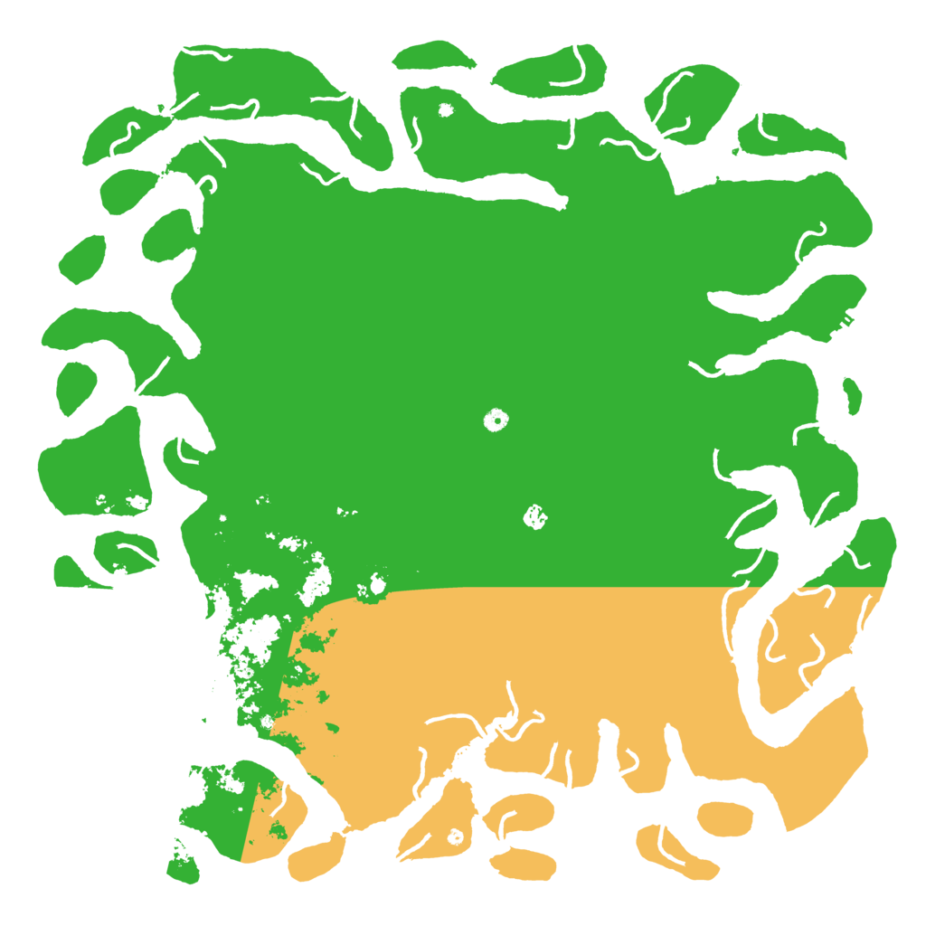 Biome Rust Map: Procedural Map, Size: 6000, Seed: 5090807