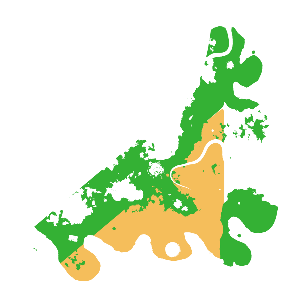 Biome Rust Map: Procedural Map, Size: 3550, Seed: 31220