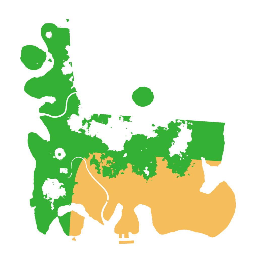 Biome Rust Map: Procedural Map, Size: 3500, Seed: 1953951327