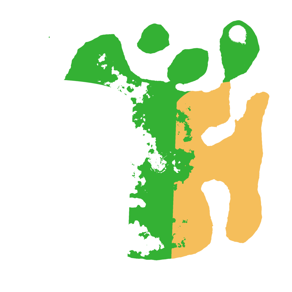 Biome Rust Map: Barren, Size: 3000, Seed: 1850411166