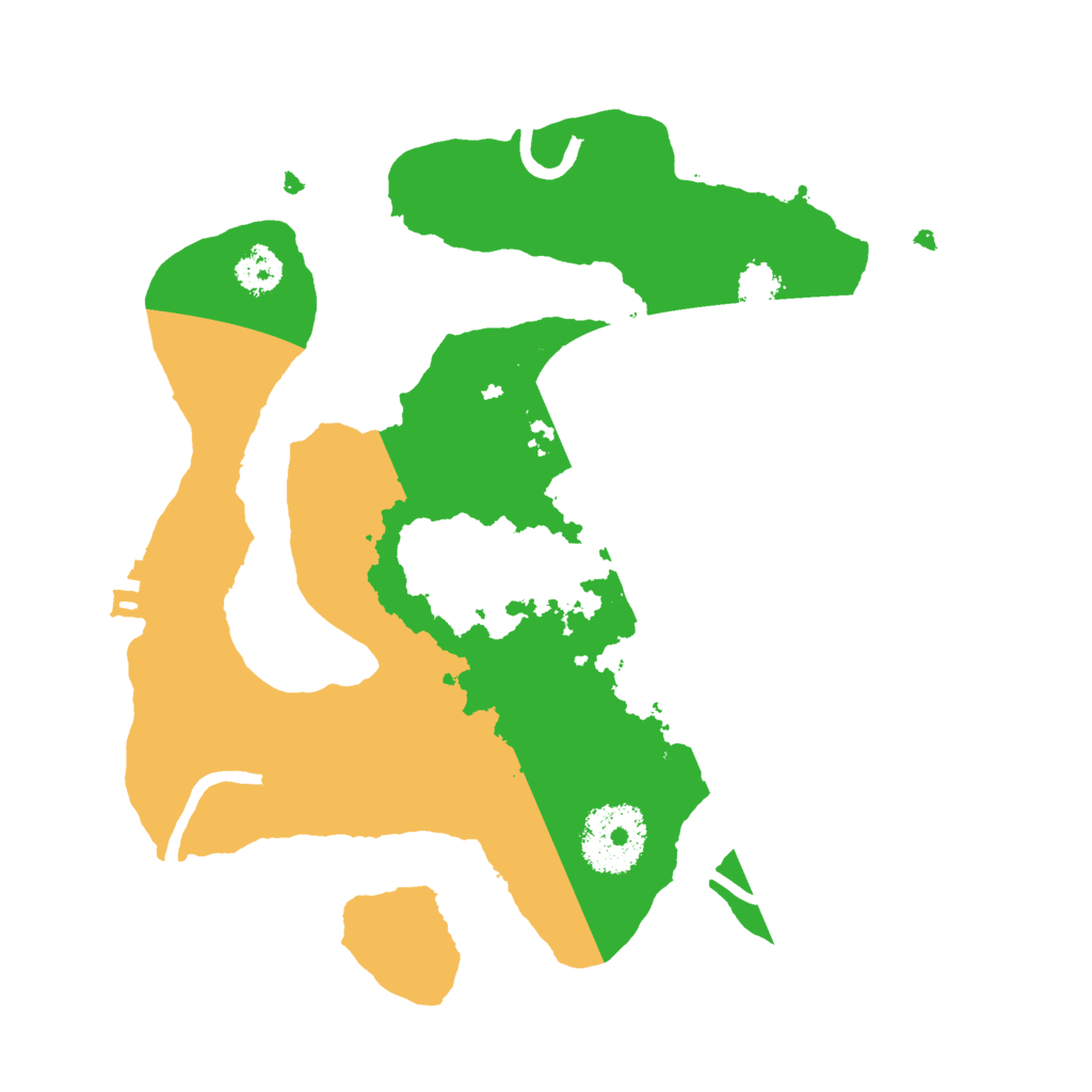 Biome Rust Map: Procedural Map, Size: 2449, Seed: 174643573