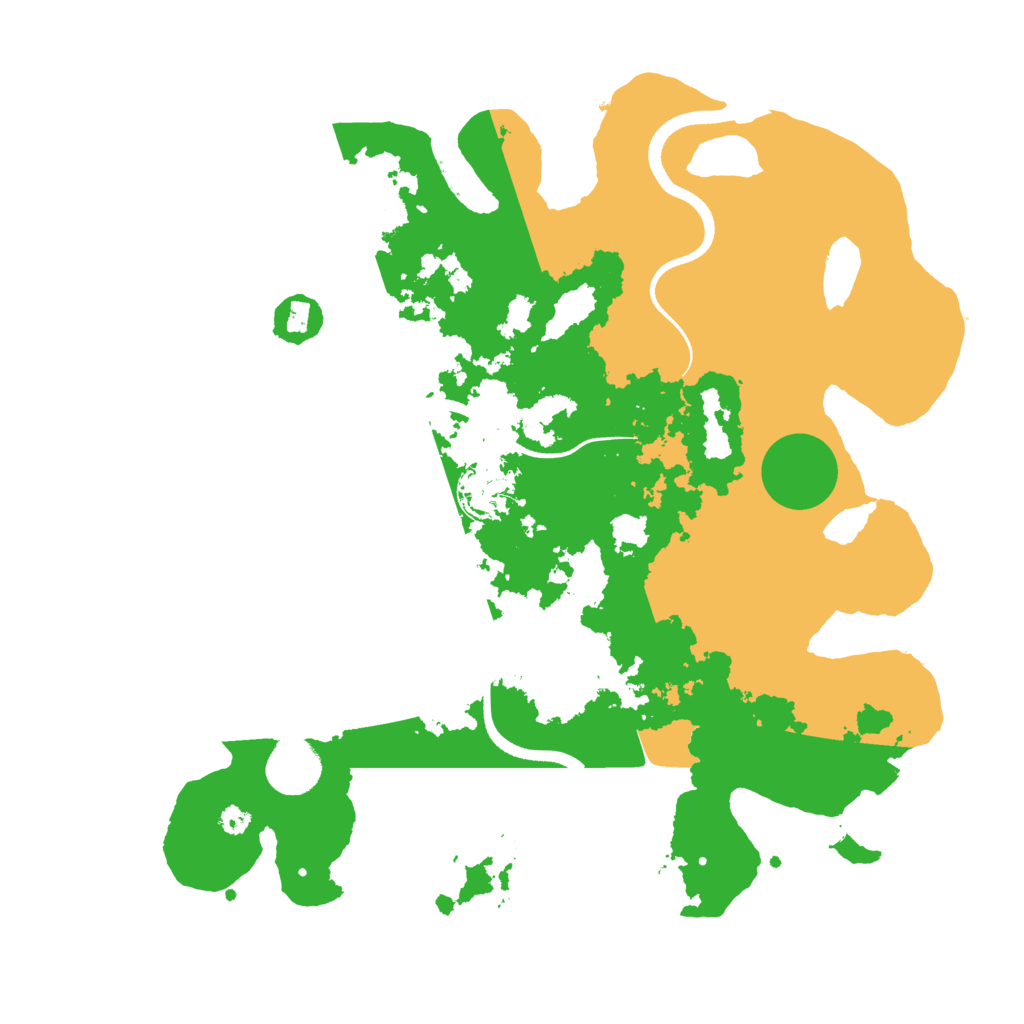 Biome Rust Map: Procedural Map, Size: 3550, Seed: 387210