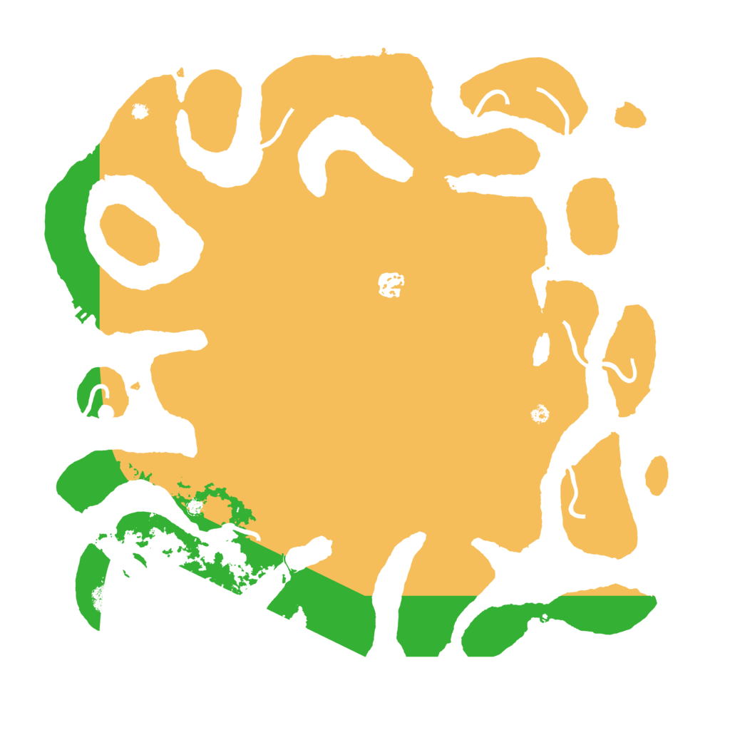 Biome Rust Map: Procedural Map, Size: 4100, Seed: 945666