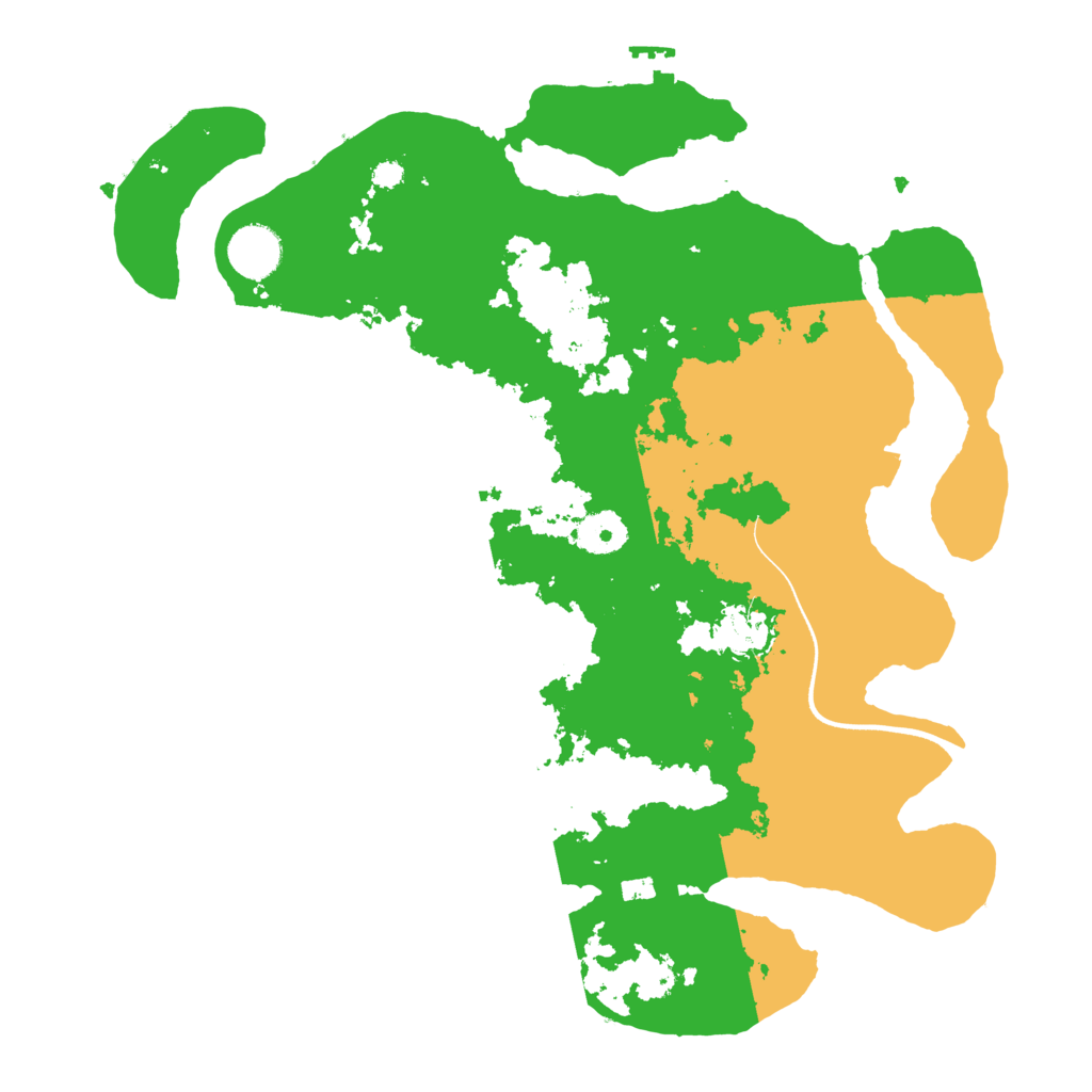 Biome Rust Map: Procedural Map, Size: 3600, Seed: 1406429969