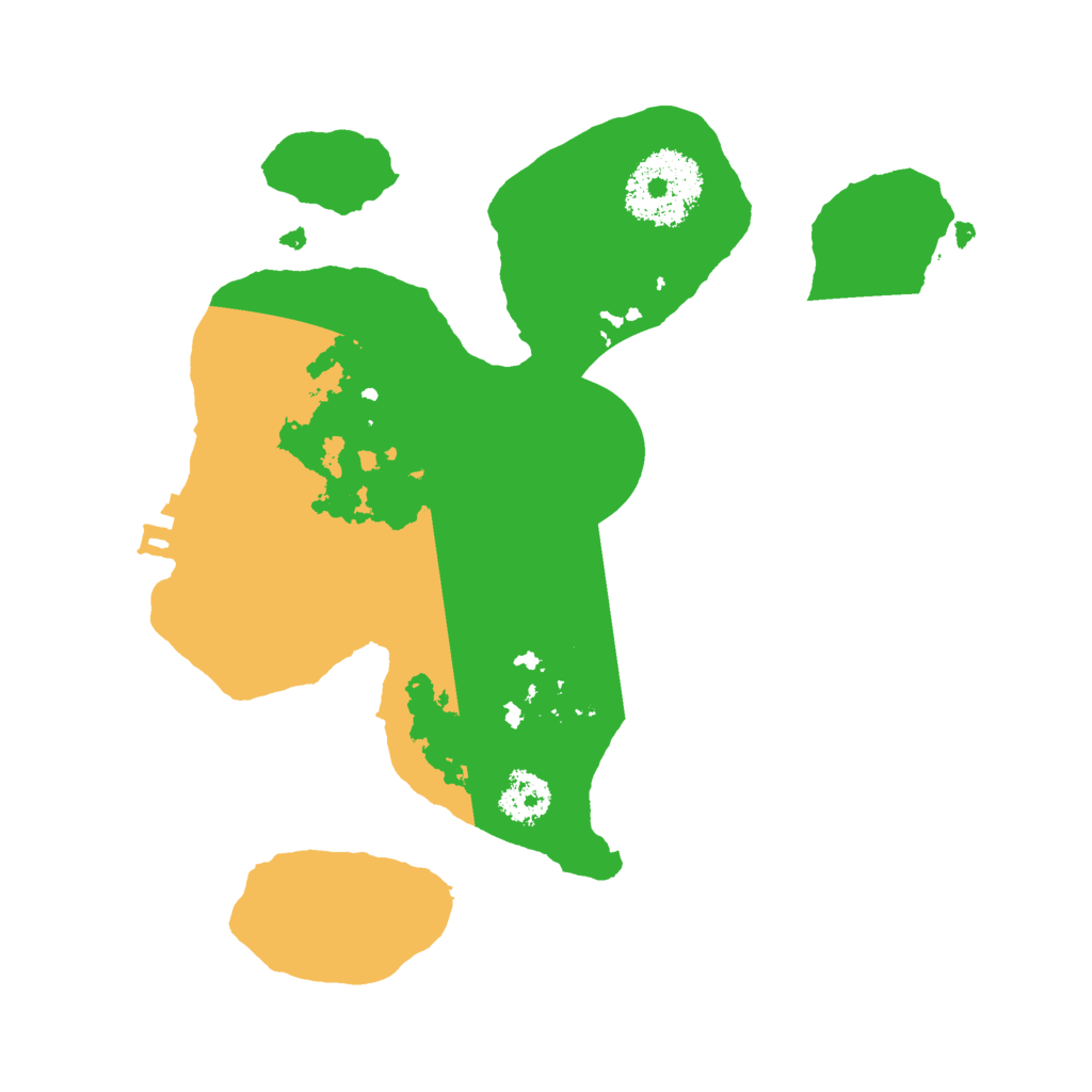 Biome Rust Map: Procedural Map, Size: 2200, Seed: 1180101204