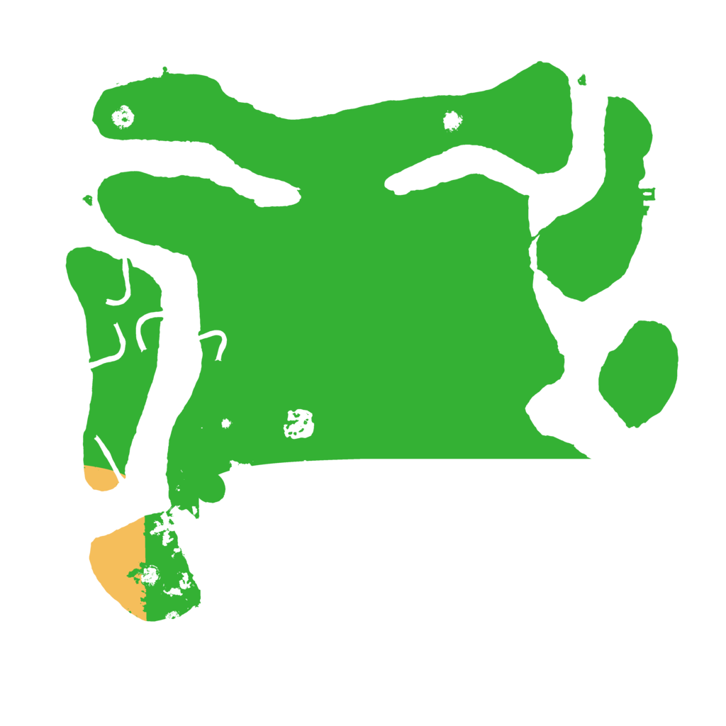 Biome Rust Map: Procedural Map, Size: 3500, Seed: 1439