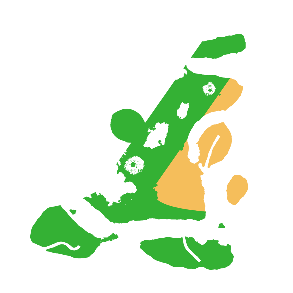 Biome Rust Map: Procedural Map, Size: 2400, Seed: 5649