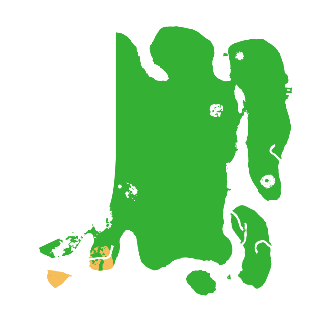 Biome Rust Map: Procedural Map, Size: 3500, Seed: 88125251