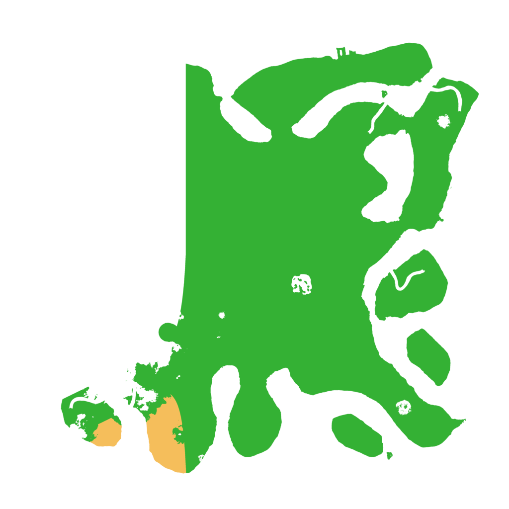 Biome Rust Map: Procedural Map, Size: 3600, Seed: 1873952787