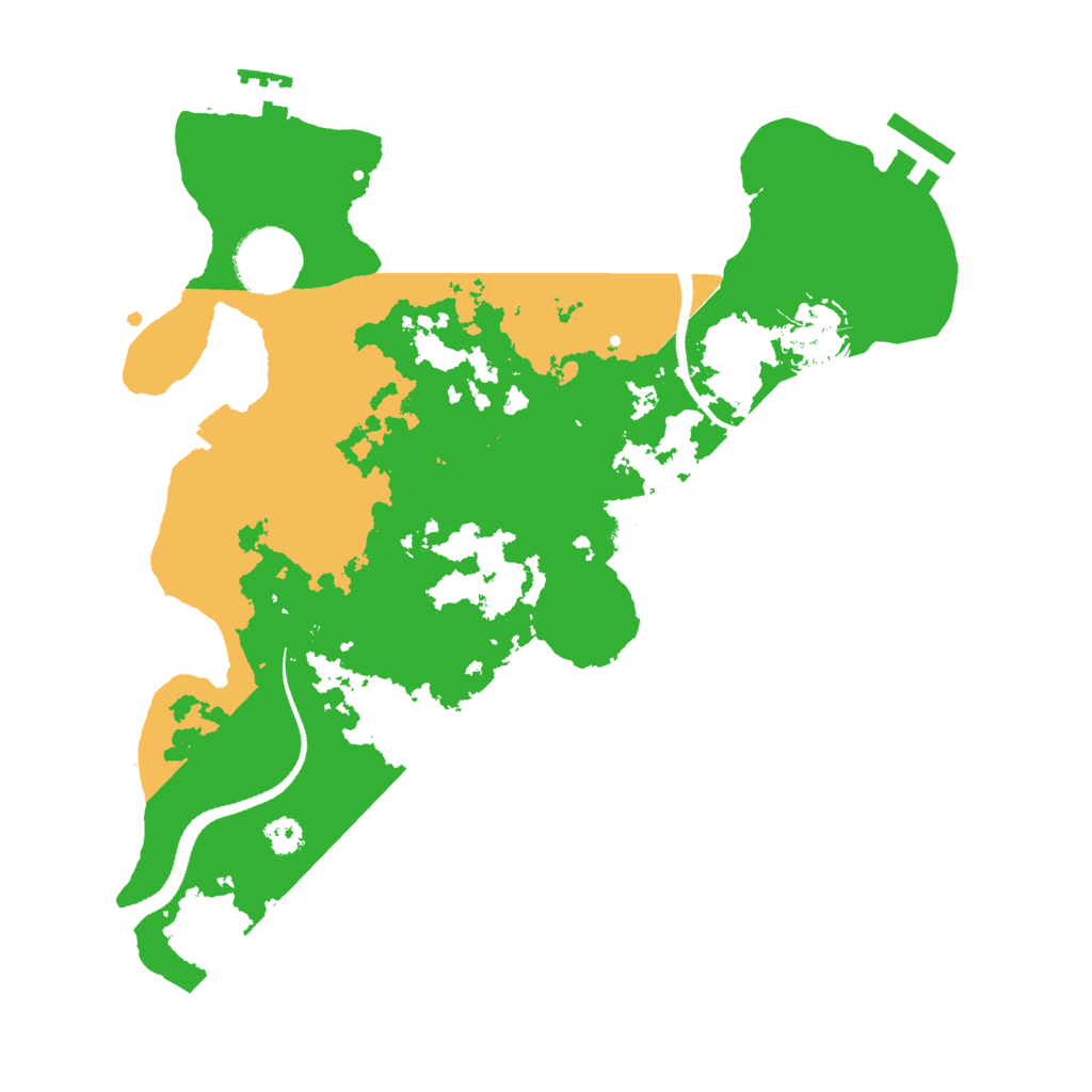 Biome Rust Map: Procedural Map, Size: 3000, Seed: 1312324