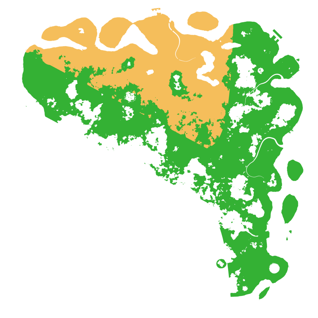 Biome Rust Map: Procedural Map, Size: 5500, Seed: 1984198420