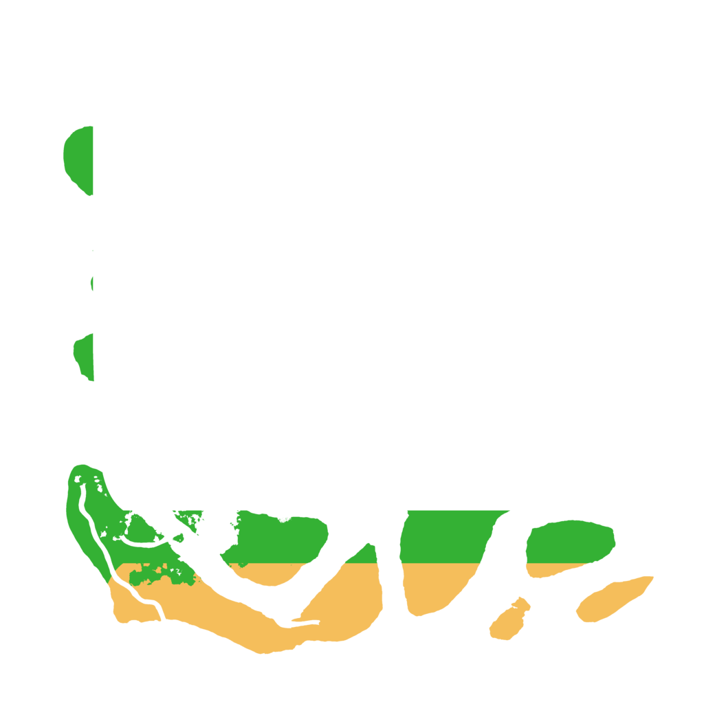 Biome Rust Map: Procedural Map, Size: 3500, Seed: 37498383