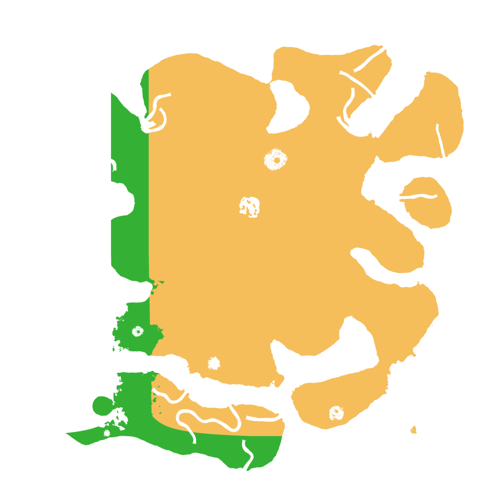 Biome Rust Map: Procedural Map, Size: 3500, Seed: 50504