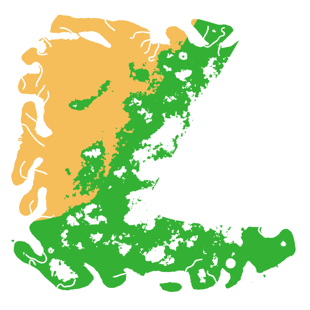 Biome Rust Map: Procedural Map, Size: 5500, Seed: 50500