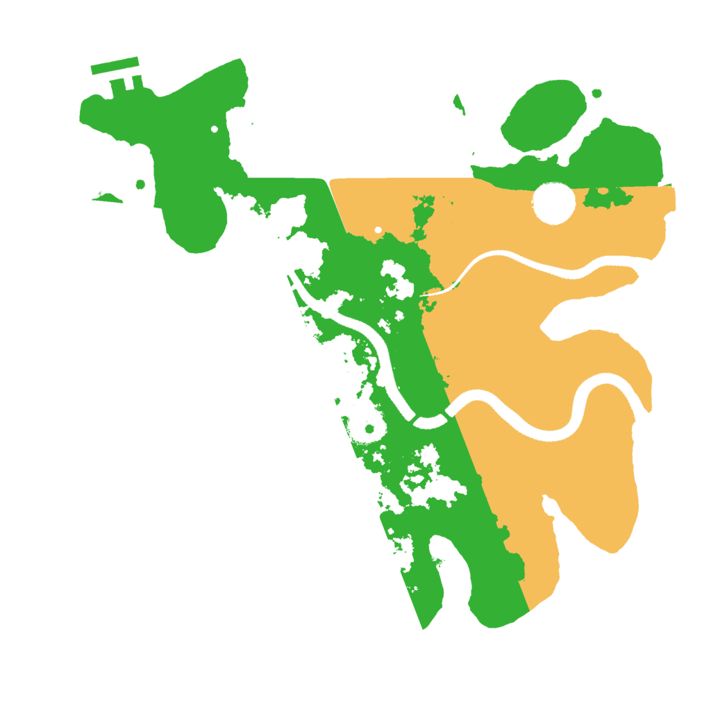Biome Rust Map: Procedural Map, Size: 3000, Seed: 580128