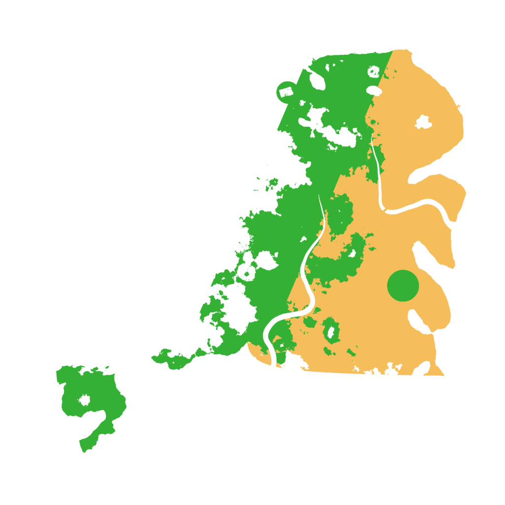 Biome Rust Map: Procedural Map, Size: 4200, Seed: 612351