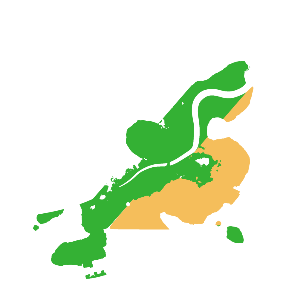 Biome Rust Map: Procedural Map, Size: 2250, Seed: 10372