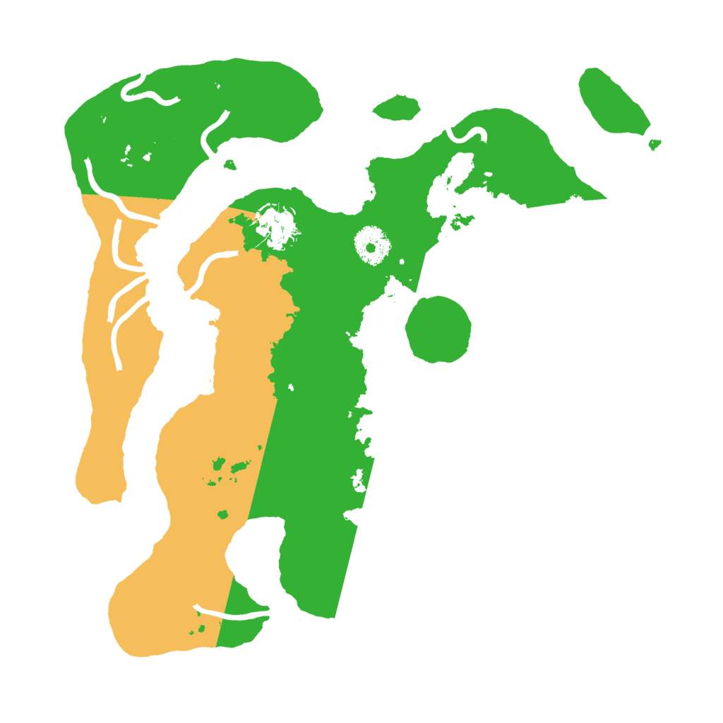 Biome Rust Map: Procedural Map, Size: 3000, Seed: 435149