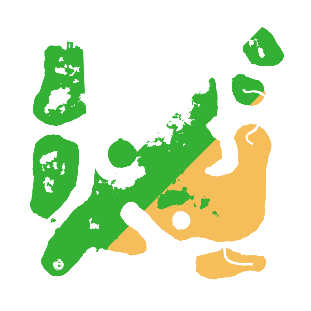 Biome Rust Map: Procedural Map, Size: 3000, Seed: 561594