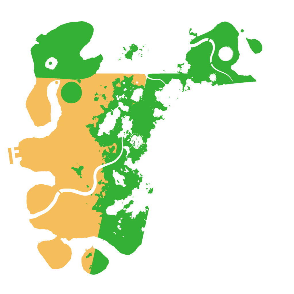 Biome Rust Map: Procedural Map, Size: 3700, Seed: 1779929658
