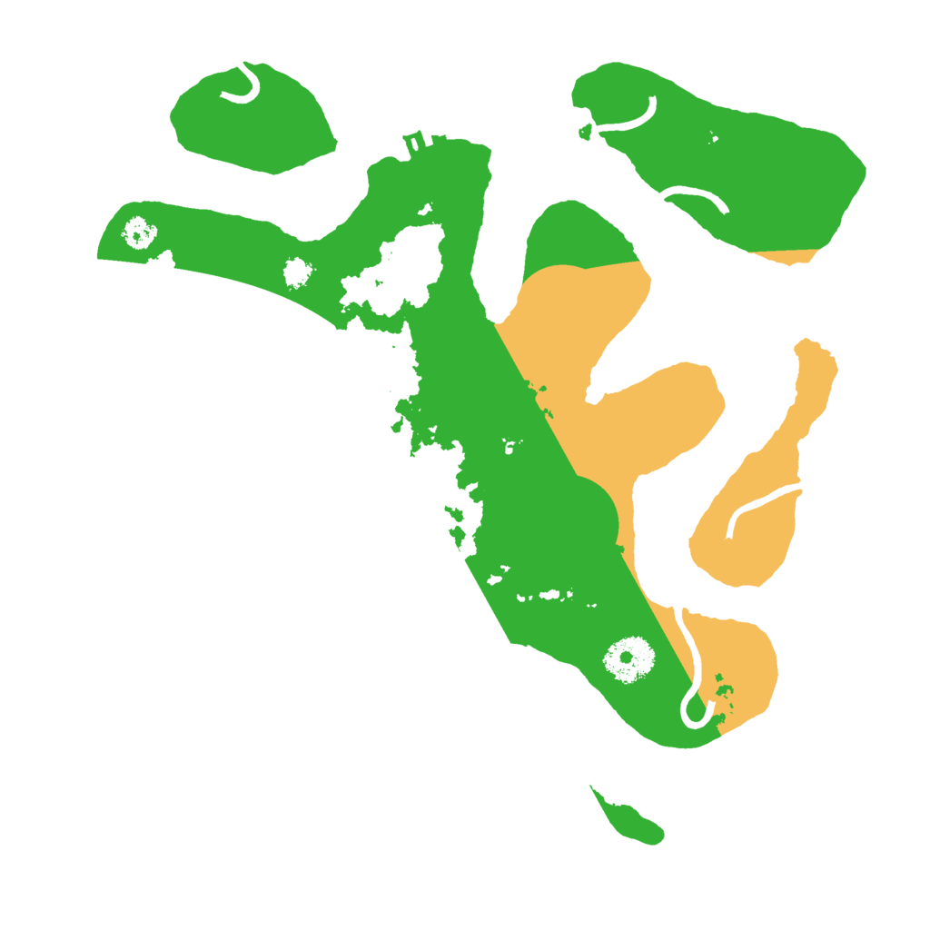 Biome Rust Map: Procedural Map, Size: 3000, Seed: 2430203