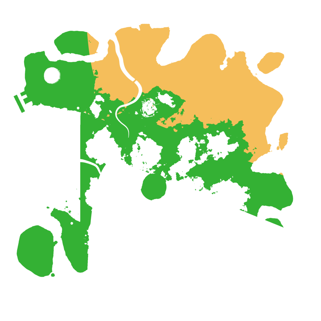 Biome Rust Map: Procedural Map, Size: 3500, Seed: 1581089483