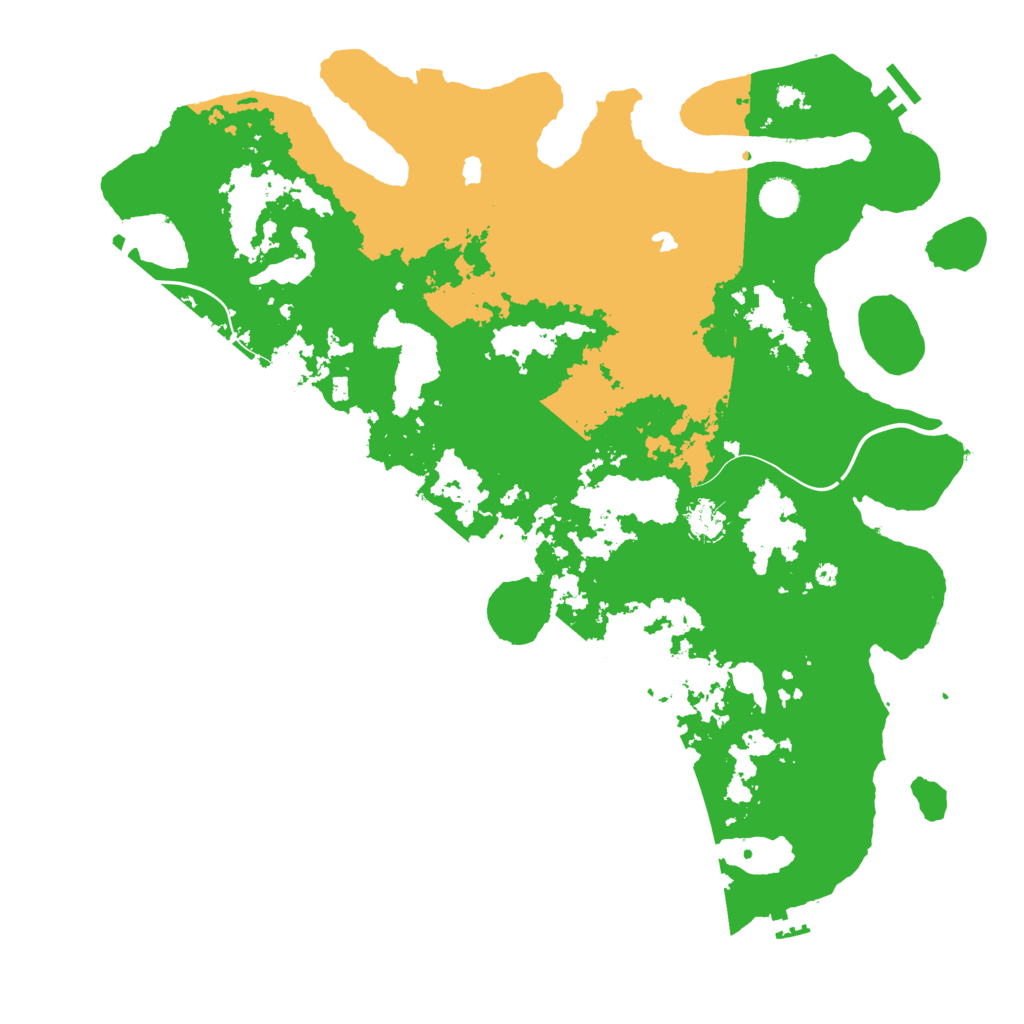 Biome Rust Map: Procedural Map, Size: 4500, Seed: 60