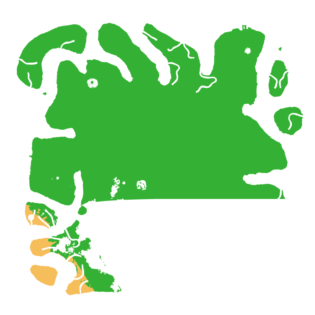 Biome Rust Map: Procedural Map, Size: 4600, Seed: 1546