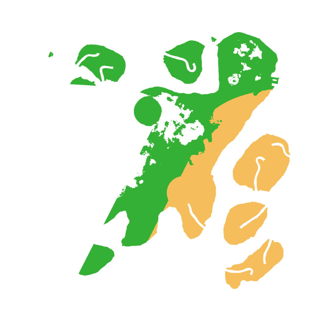 Biome Rust Map: Procedural Map, Size: 3000, Seed: 420420666