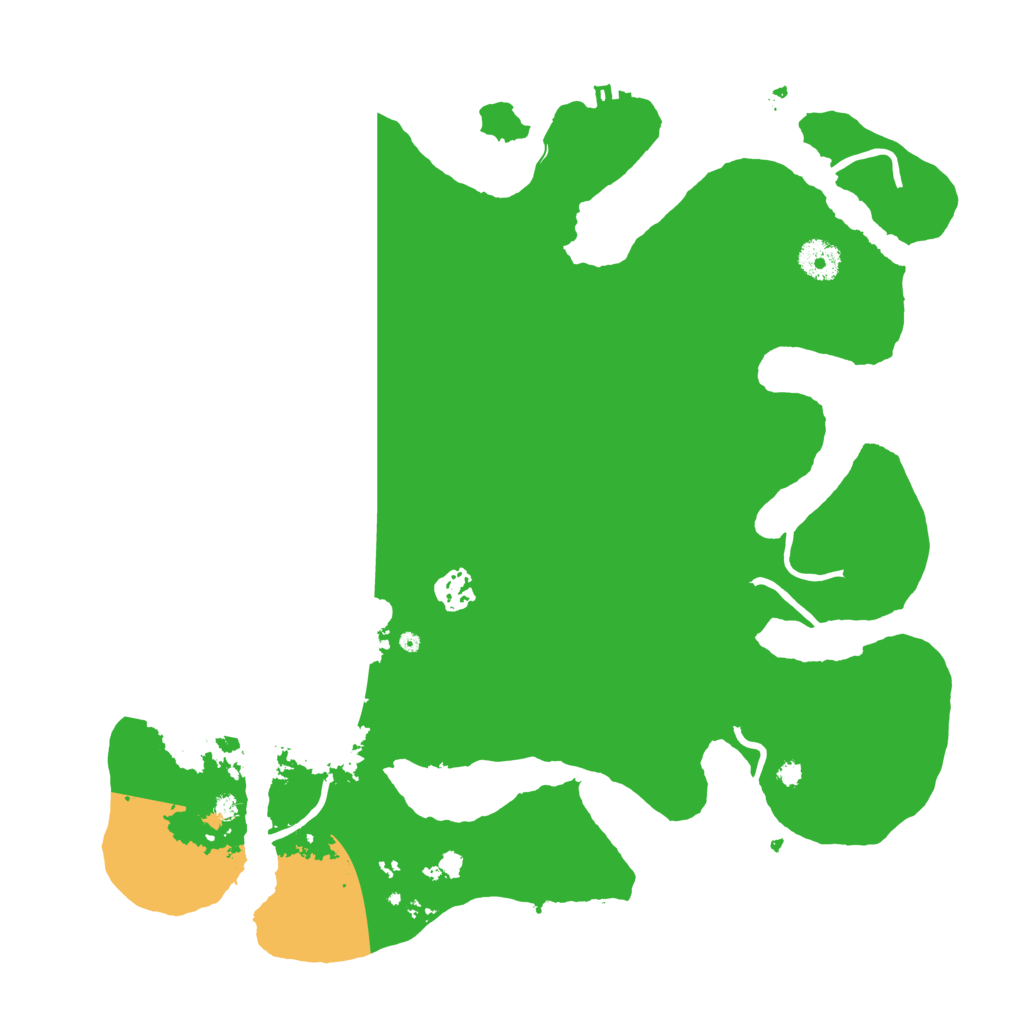 Biome Rust Map: Procedural Map, Size: 3750, Seed: 832207545
