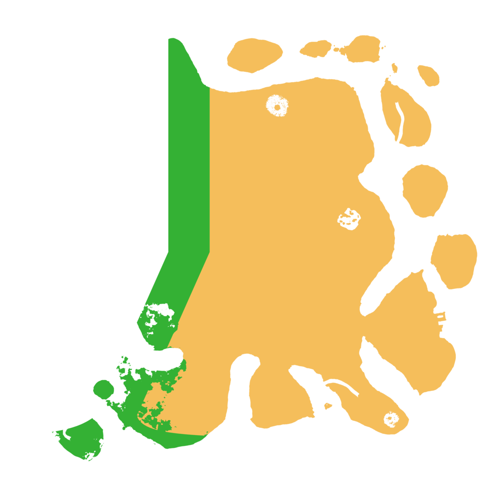 Biome Rust Map: Procedural Map, Size: 3500, Seed: 1206158346