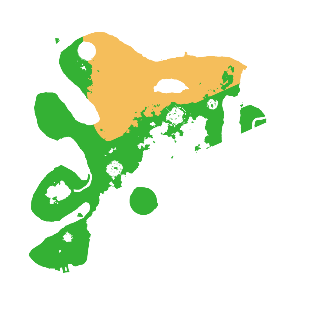 Biome Rust Map: Procedural Map, Size: 3000, Seed: 535064