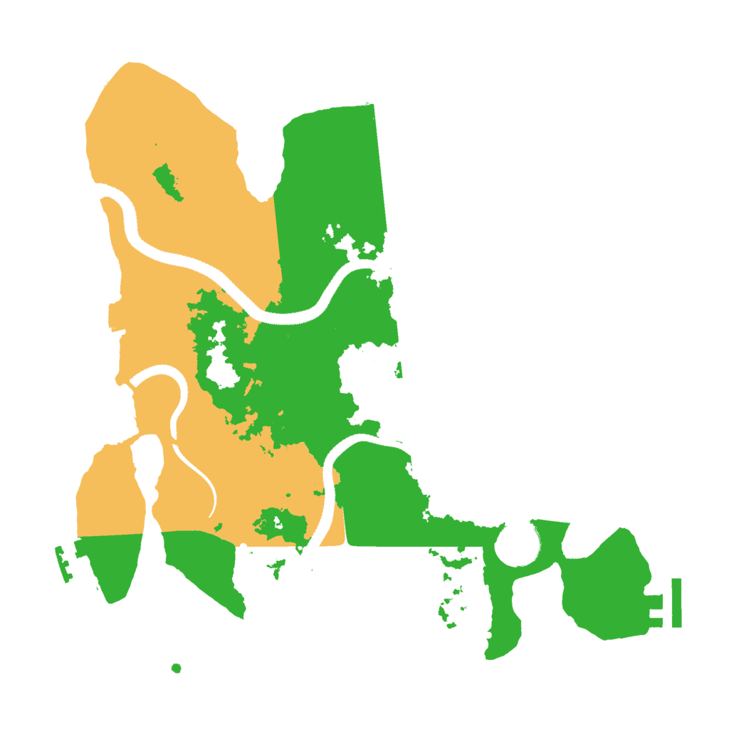 Biome Rust Map: Procedural Map, Size: 3000, Seed: 59882