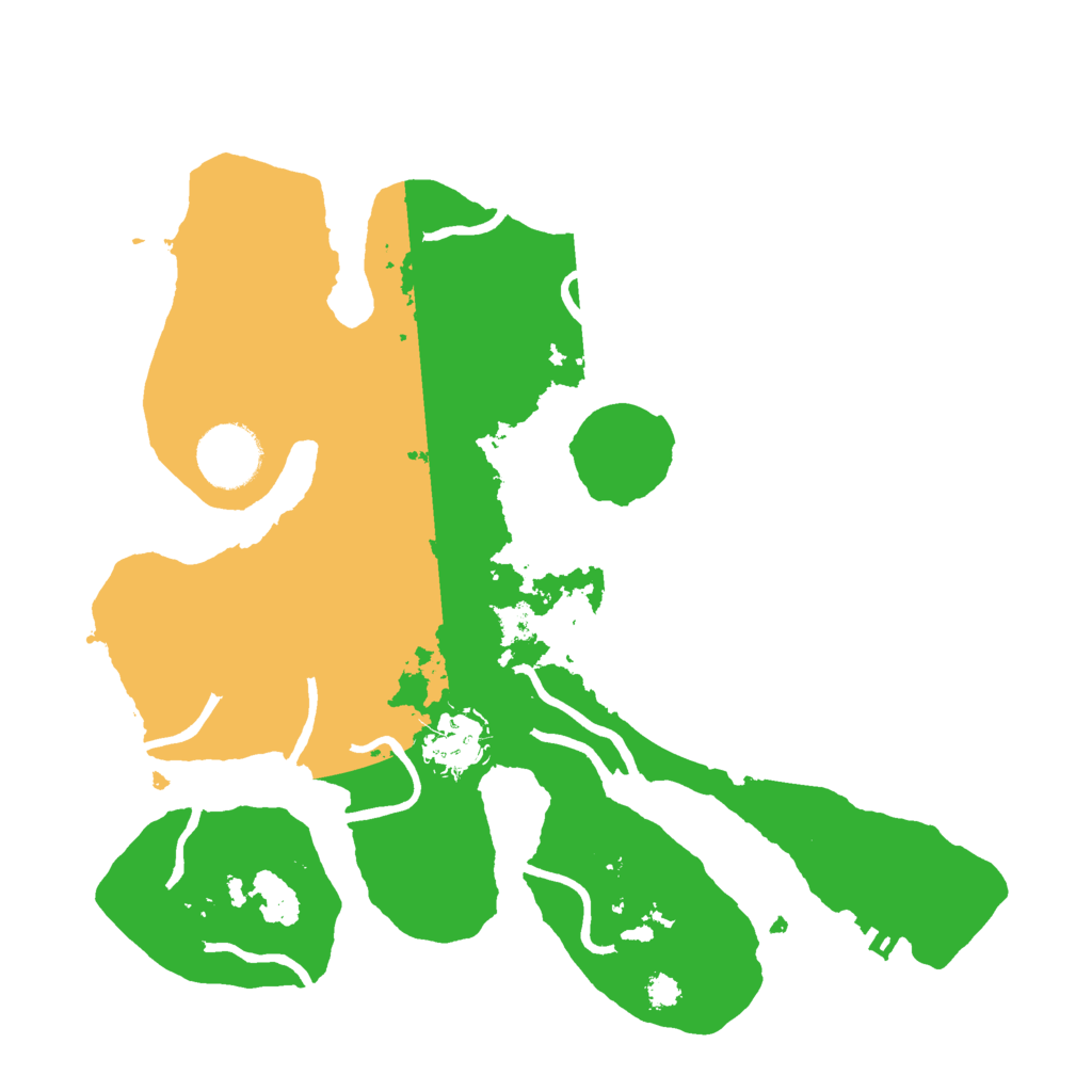 Biome Rust Map: Procedural Map, Size: 3000, Seed: 1025905686