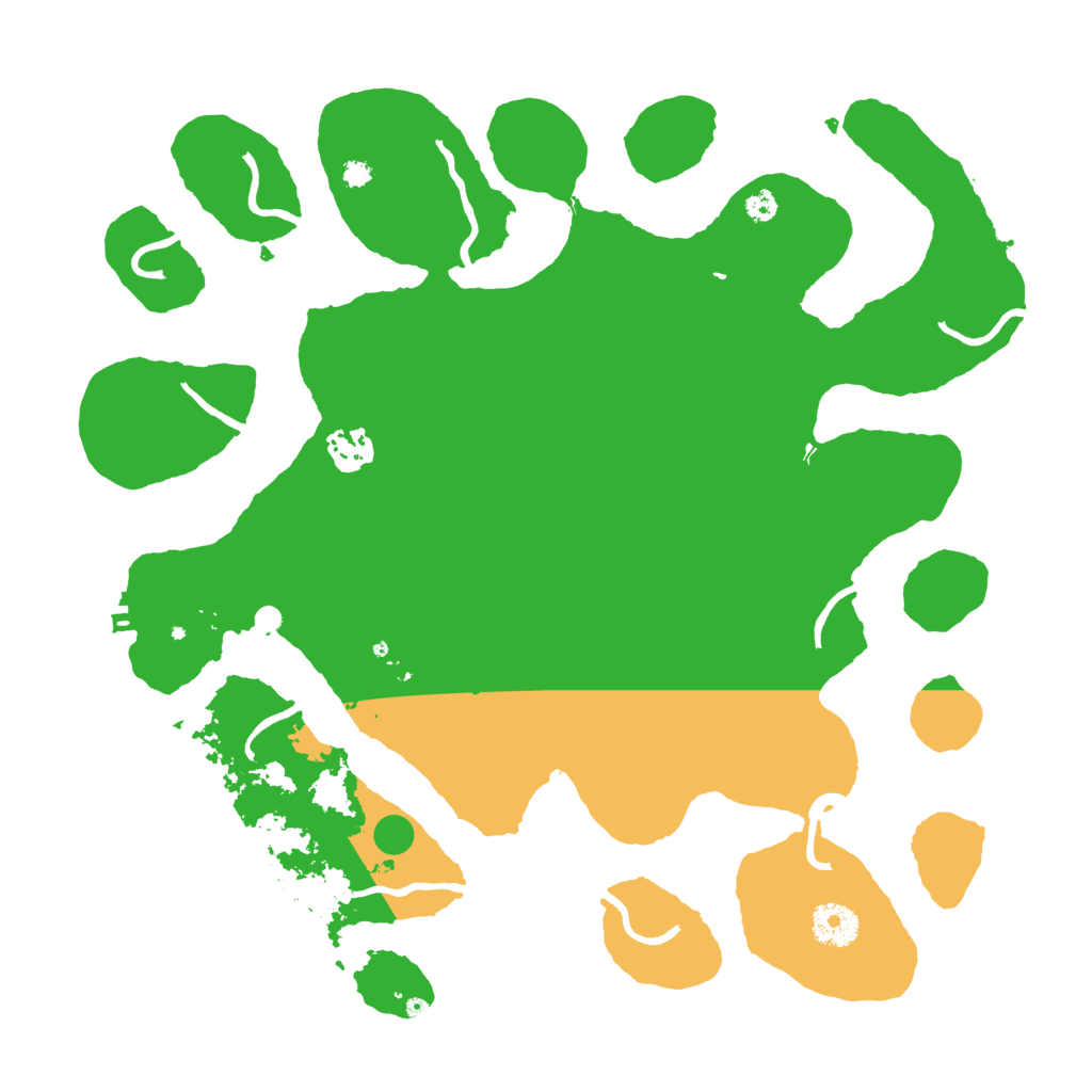 Biome Rust Map: Procedural Map, Size: 3600, Seed: 3589456