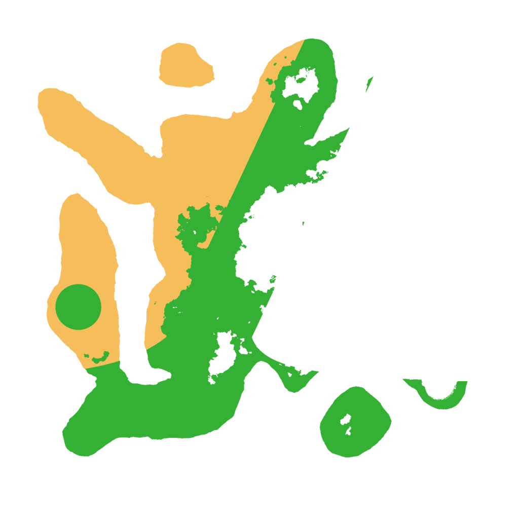 Biome Rust Map: Barren, Size: 3000, Seed: 316269909