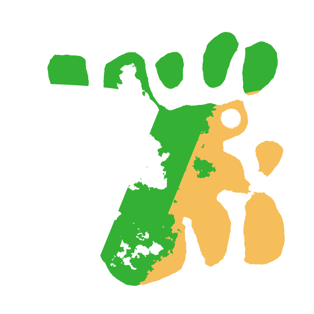 Biome Rust Map: Barren, Size: 2850, Seed: 12345