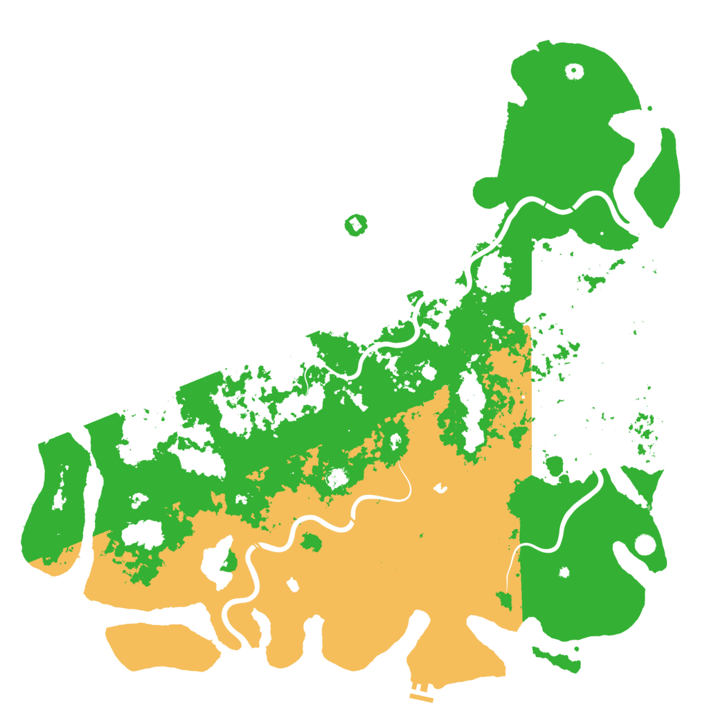 Biome Rust Map: Procedural Map, Size: 6000, Seed: 6569