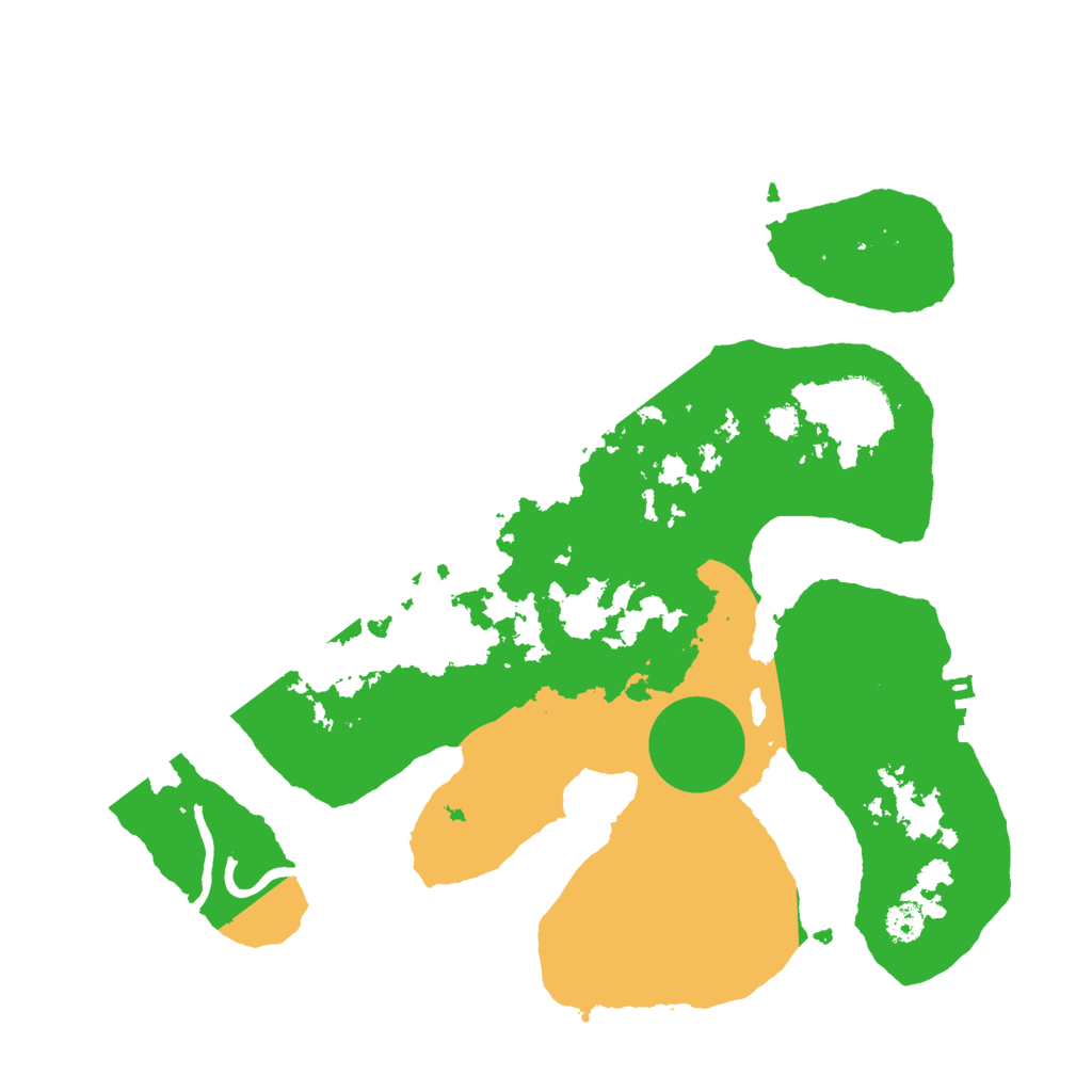 Biome Rust Map: Procedural Map, Size: 3000, Seed: 176198